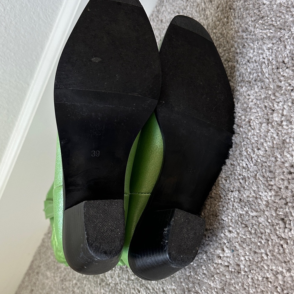 Amazon Green Heeled Boots - Picture 4 of 4